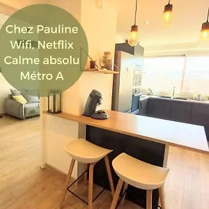 Magnifique Cocon - Metro A Republique - 2 Belles Avec Dressings - Wifi Gratuit - Netflix - Au Calme Absolu - Lumineux - Jardin Arbore Partage Dans La Appartement Villeurbanne